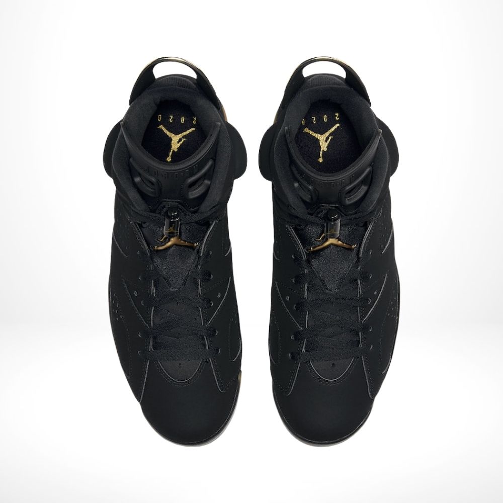 Top-down view of the Air Jordan 6
