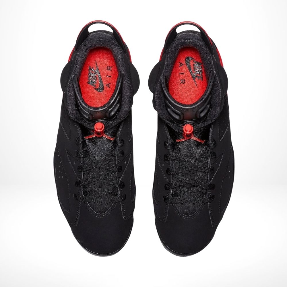 Top-down view of the Air Jordan 6