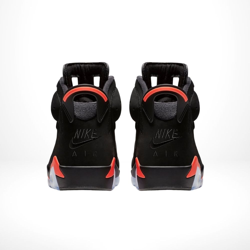 Rear view of the Air Jordan 6