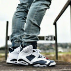 Real lifestyle image of Air Jordan 6