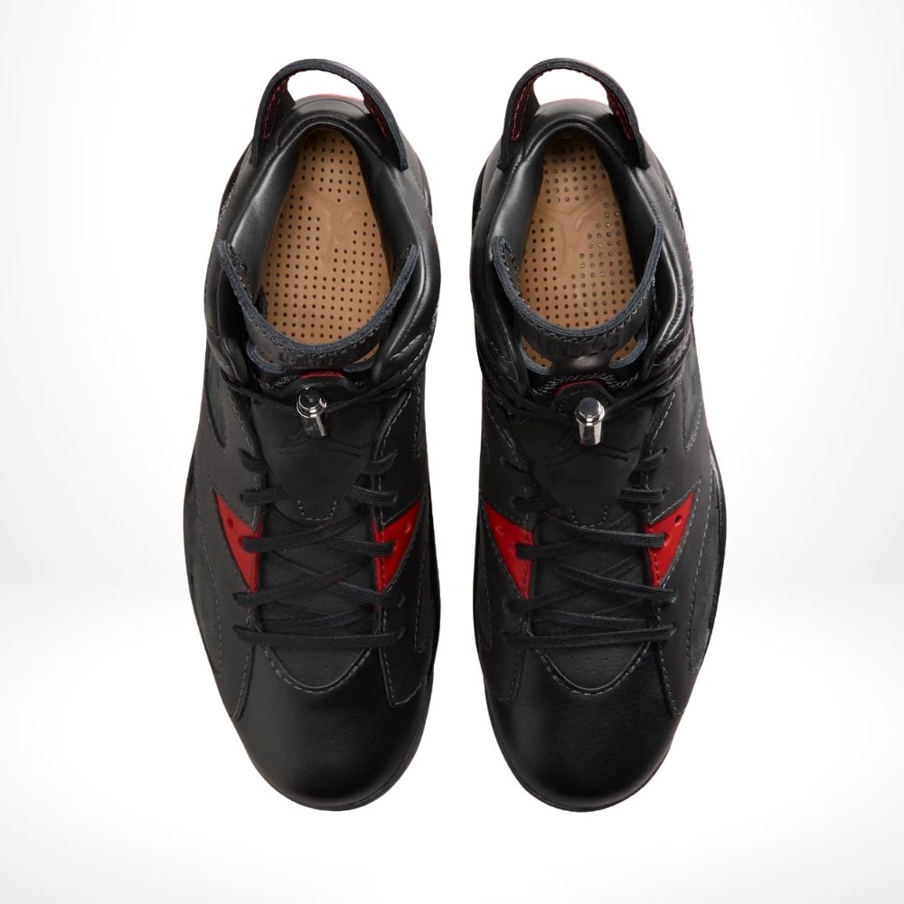 Top-down view of the Air Jordan 6