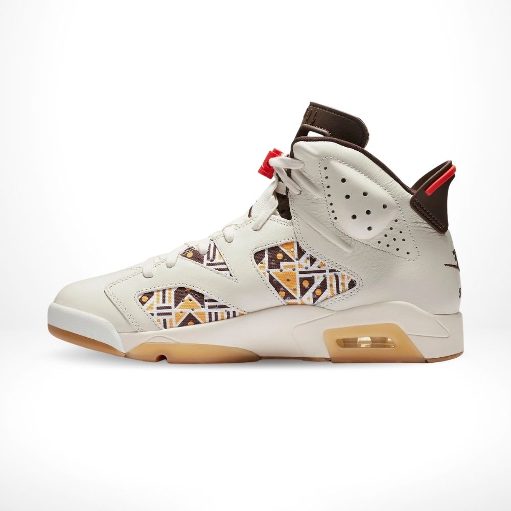 Medial side view of the Air Jordan 6