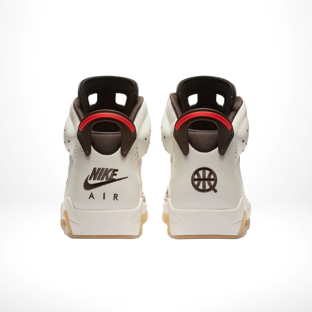 Rear view of the Air Jordan 6