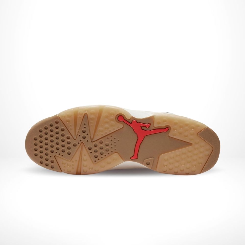 Bottom view of the Air Jordan 6