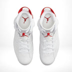 Top-down view of the Air Jordan 6