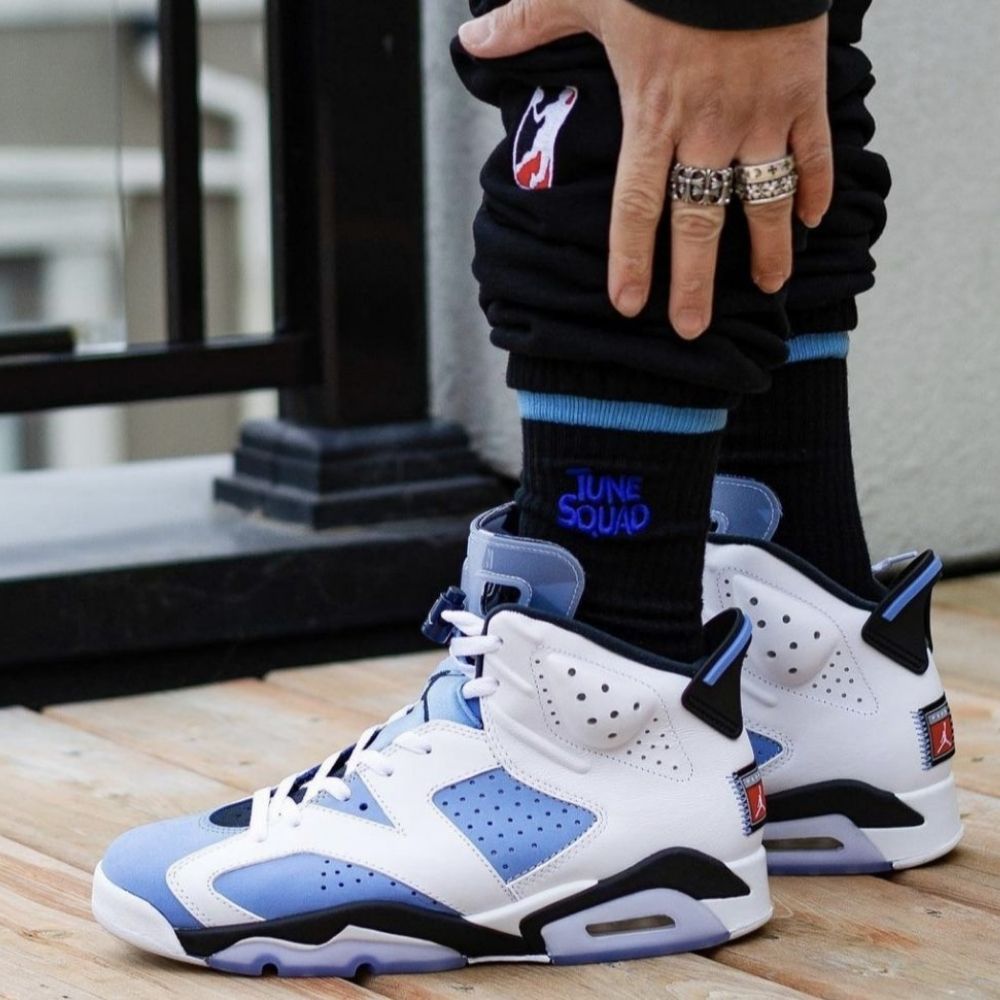 Real lifestyle image of Air Jordan 6