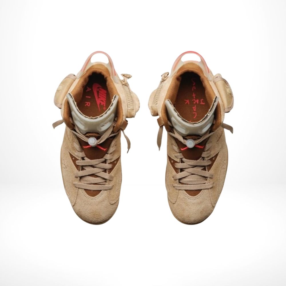 Top-down view of the Air Jordan 6