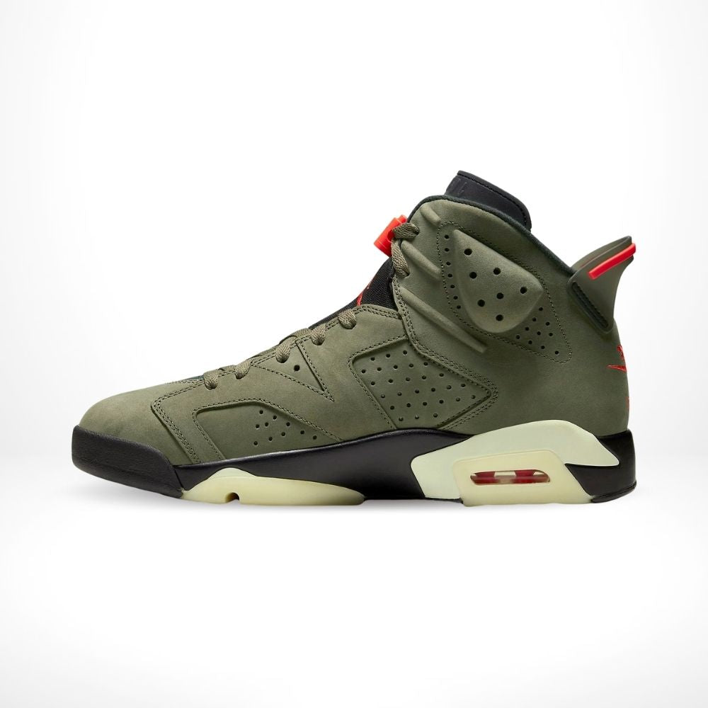 Medial side view of the Air Jordan 6