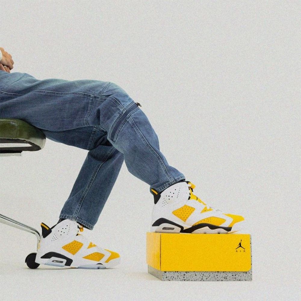 Real lifestyle image of Air Jordan 6