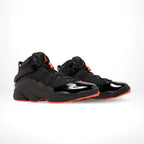 Angled front view of a full pair of Air Jordan 6