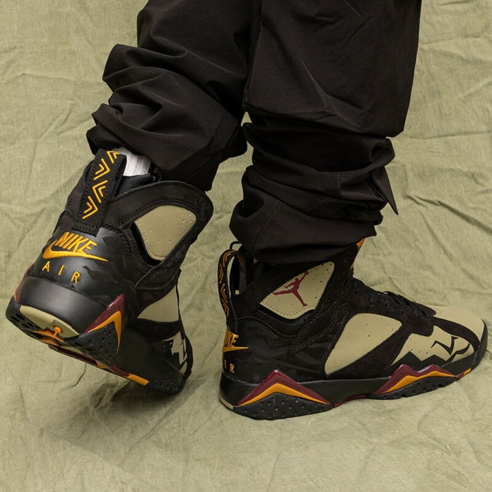 On-foot of the Air Jordan 7
