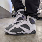 On-foot of the Air Jordan 7
