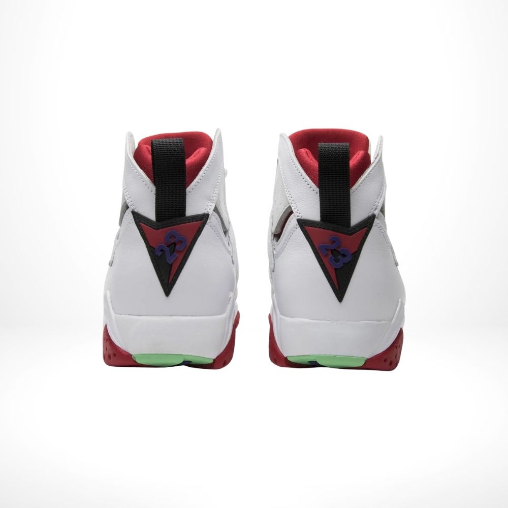 Rear view of the Air Jordan 7