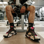 On-foot of the Air Jordan 7