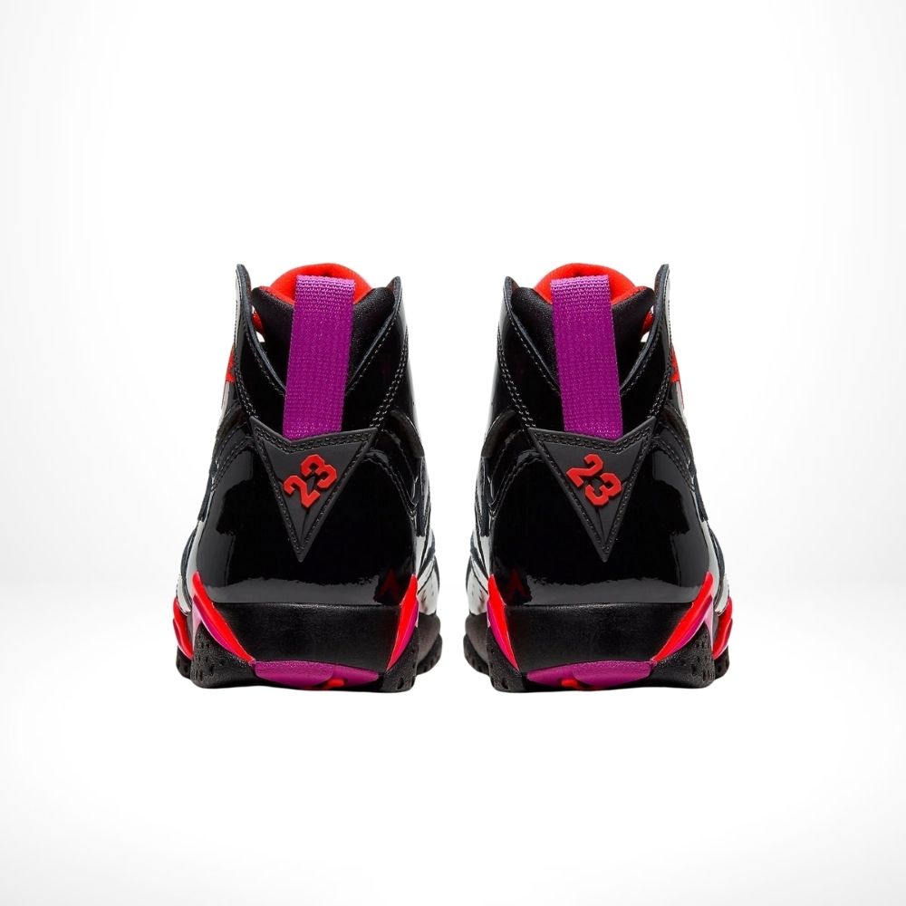 Rear view of the Air Jordan 7