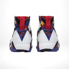 Rear view of the Air Jordan 7