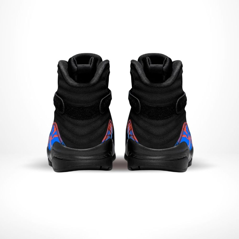 Rear view of the Air Jordan 8
