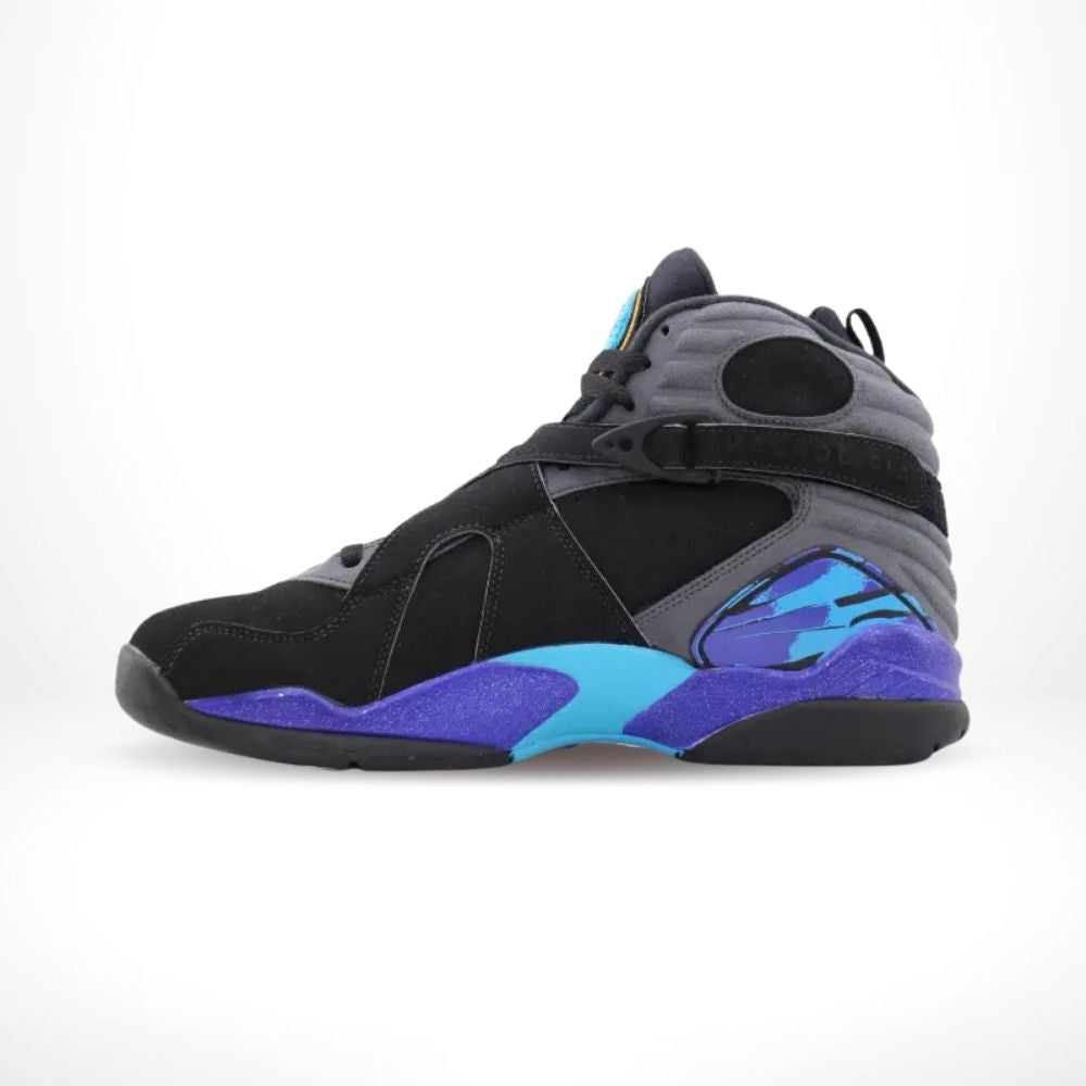 Medial side view of the Air Jordan 8