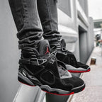 On-foot of the Air Jordan 8