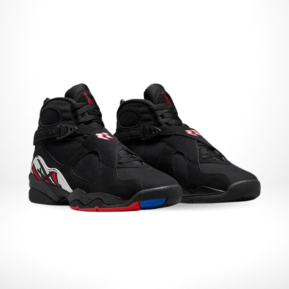 Angled front view of a full pair of Air Jordan