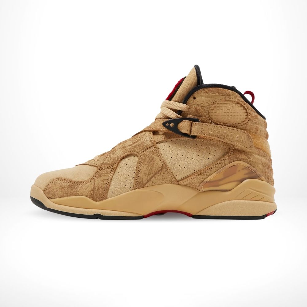 Medial side view of the Air Jordan 8