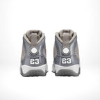 Rear view of the Air Jordan 9