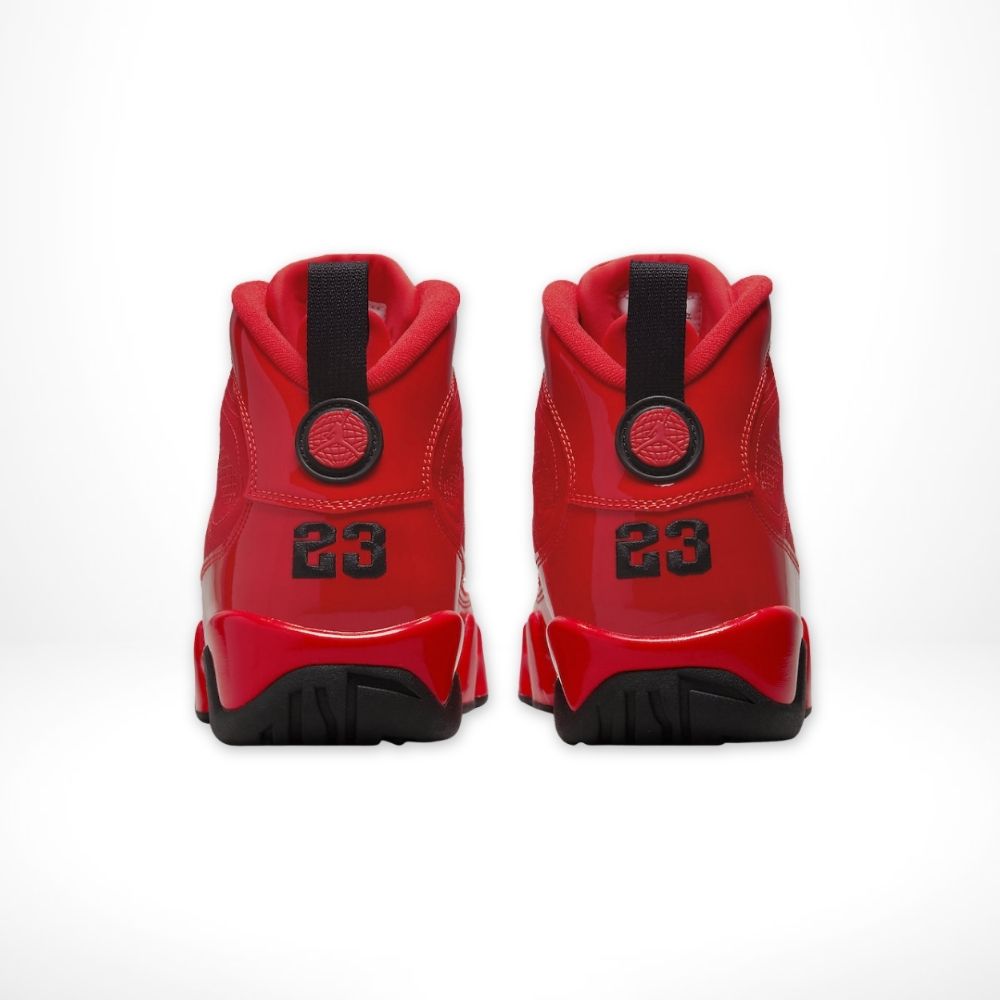 Rear view of Air Jordan 9