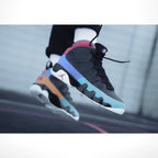 Real lifestyle image of Air Jordan 9