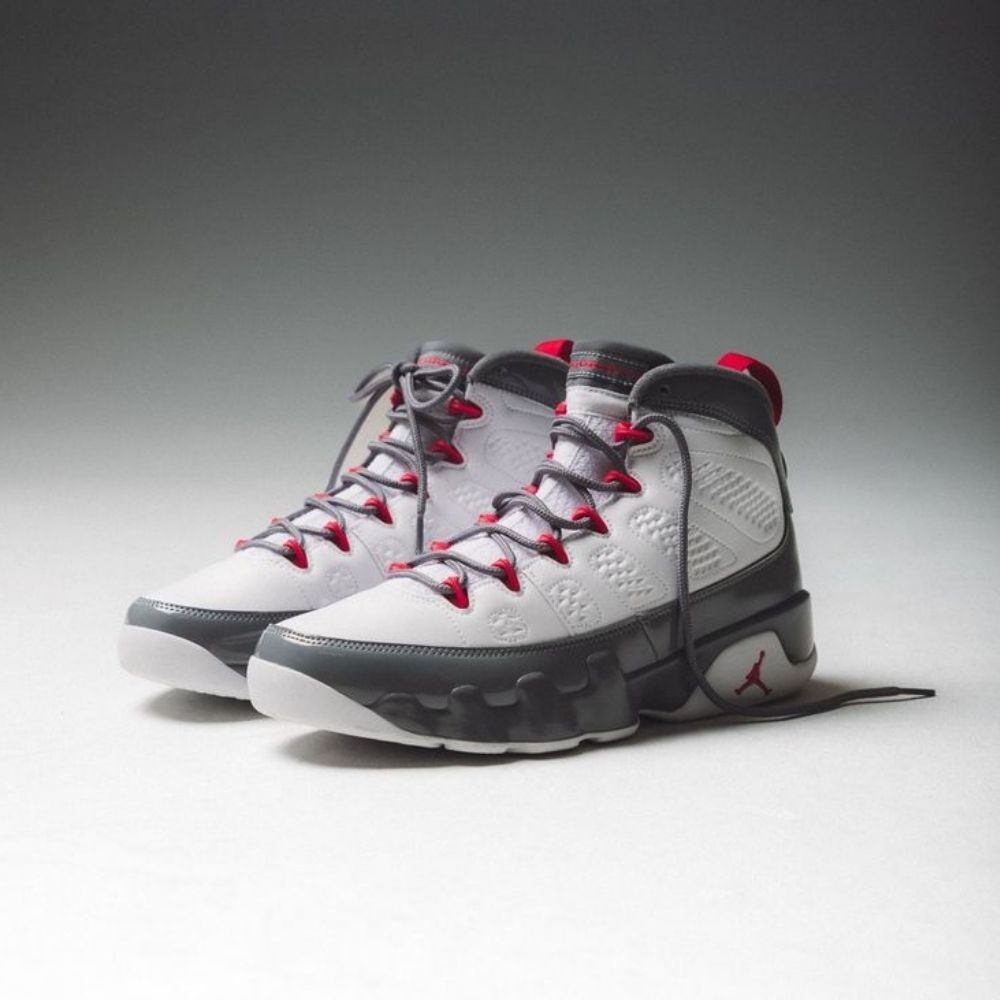 Real lifestyle image of Air Jordan 9