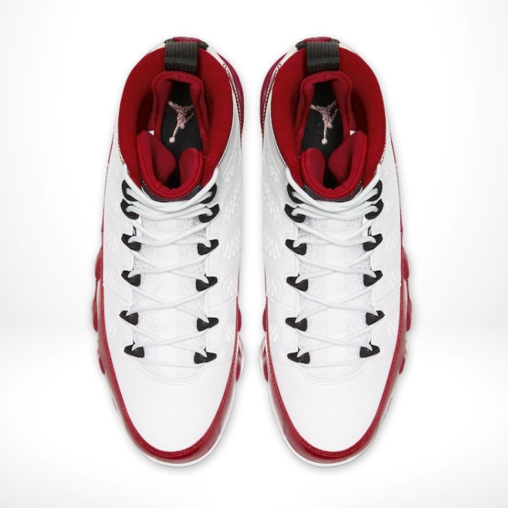 Top view of Air Jordan 9