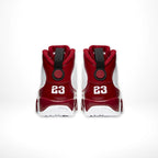 Rear view of Air Jordan 9
