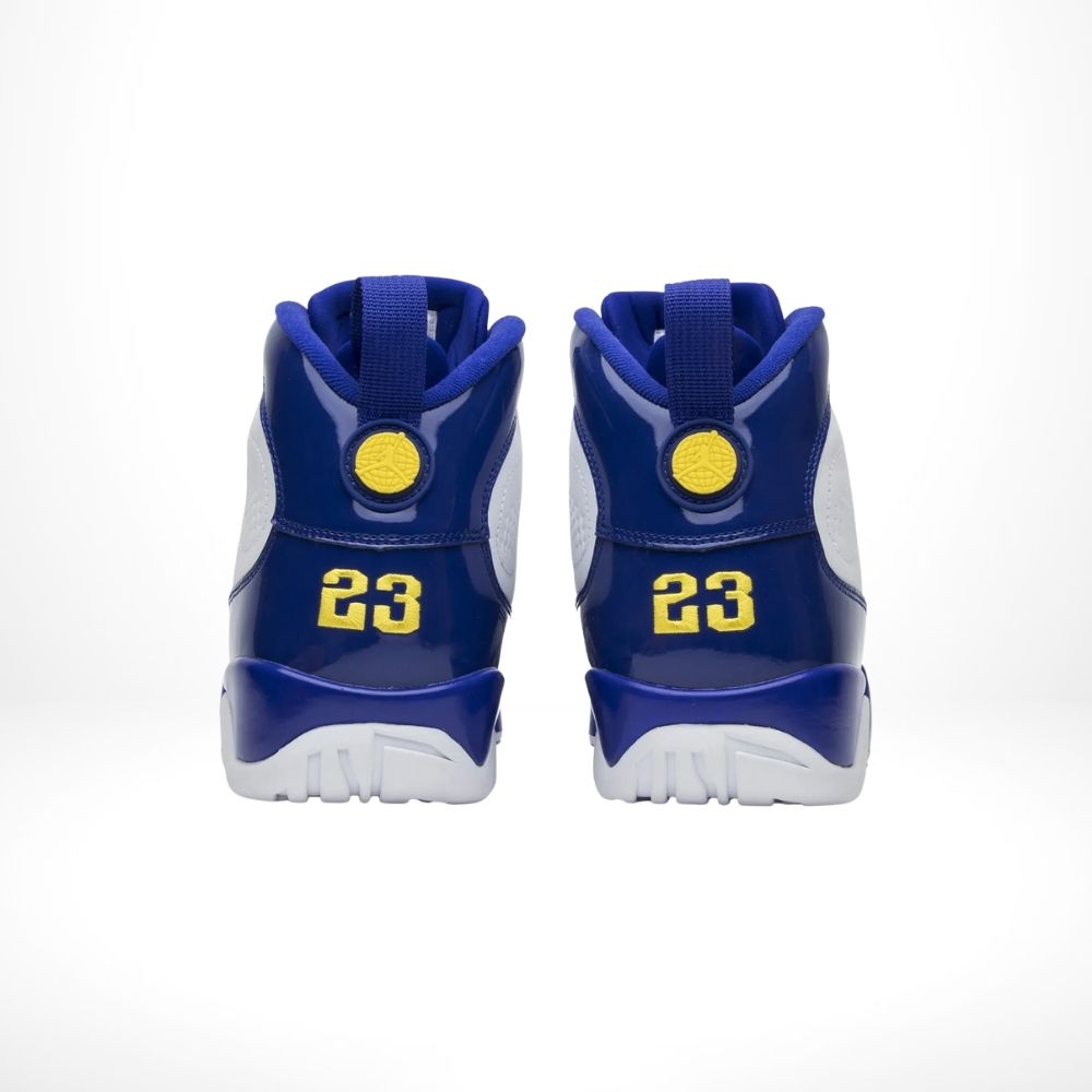 Rear view of the Air Jordan 9