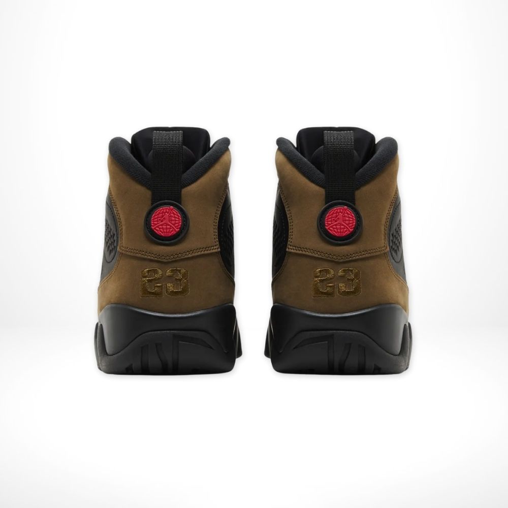 Rear view of Air Jordan 9