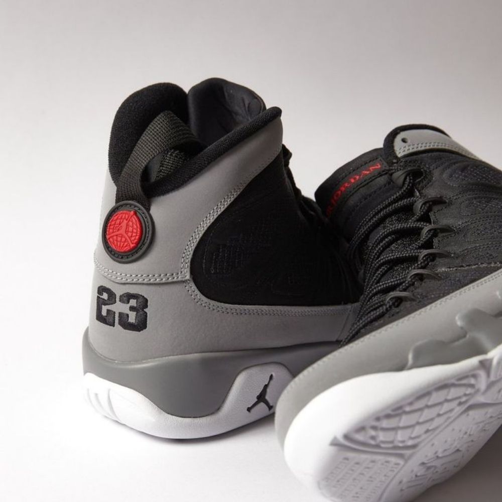 Real lifestyle image of Air Jordan 9