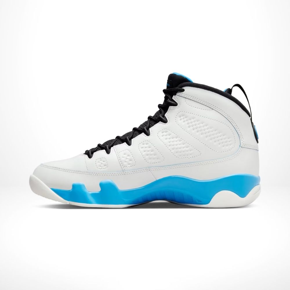 Side profile of Air Jordan 9