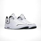 Angled front view of a full pair of Air Jordan Courtside 23