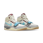 Angled front view of a full pair of Air Jordan