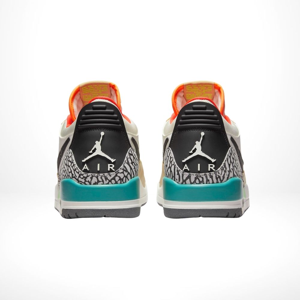 Rear view of the Air Jordan