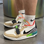 On-foot of the Air Jordan