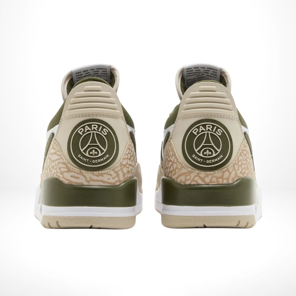 Rear view of the Air Jordan Legacy 312