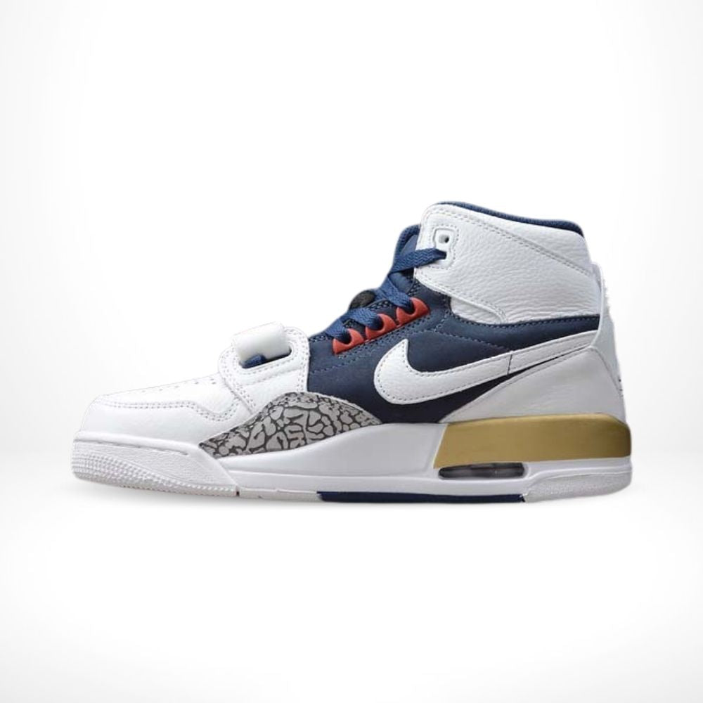 Medial side view of the Air Jordan Legacy 312