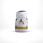 Rear view of the Air Jordan Legacy 312