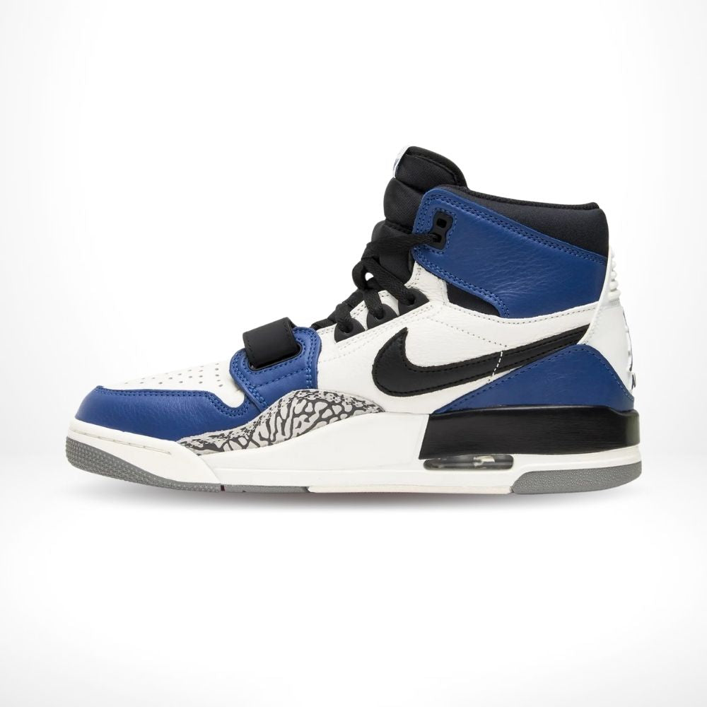 Medial side view of the Air Jordan Legacy 312