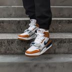 On-foot of the Air Jordan Legacy 312