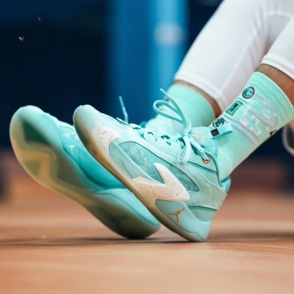 On-foot of the Air Jordan Luka 2