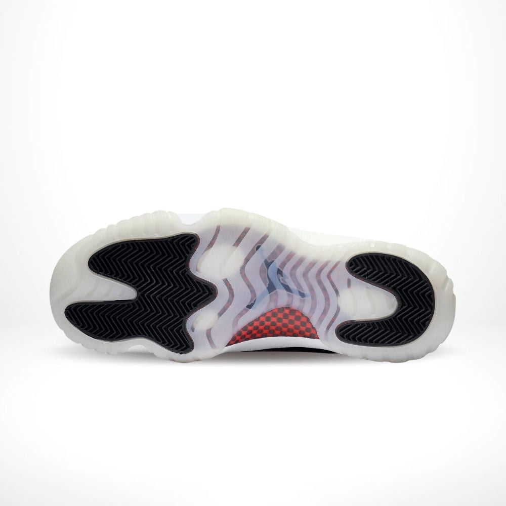 Bottom view of the Air Jordan 11