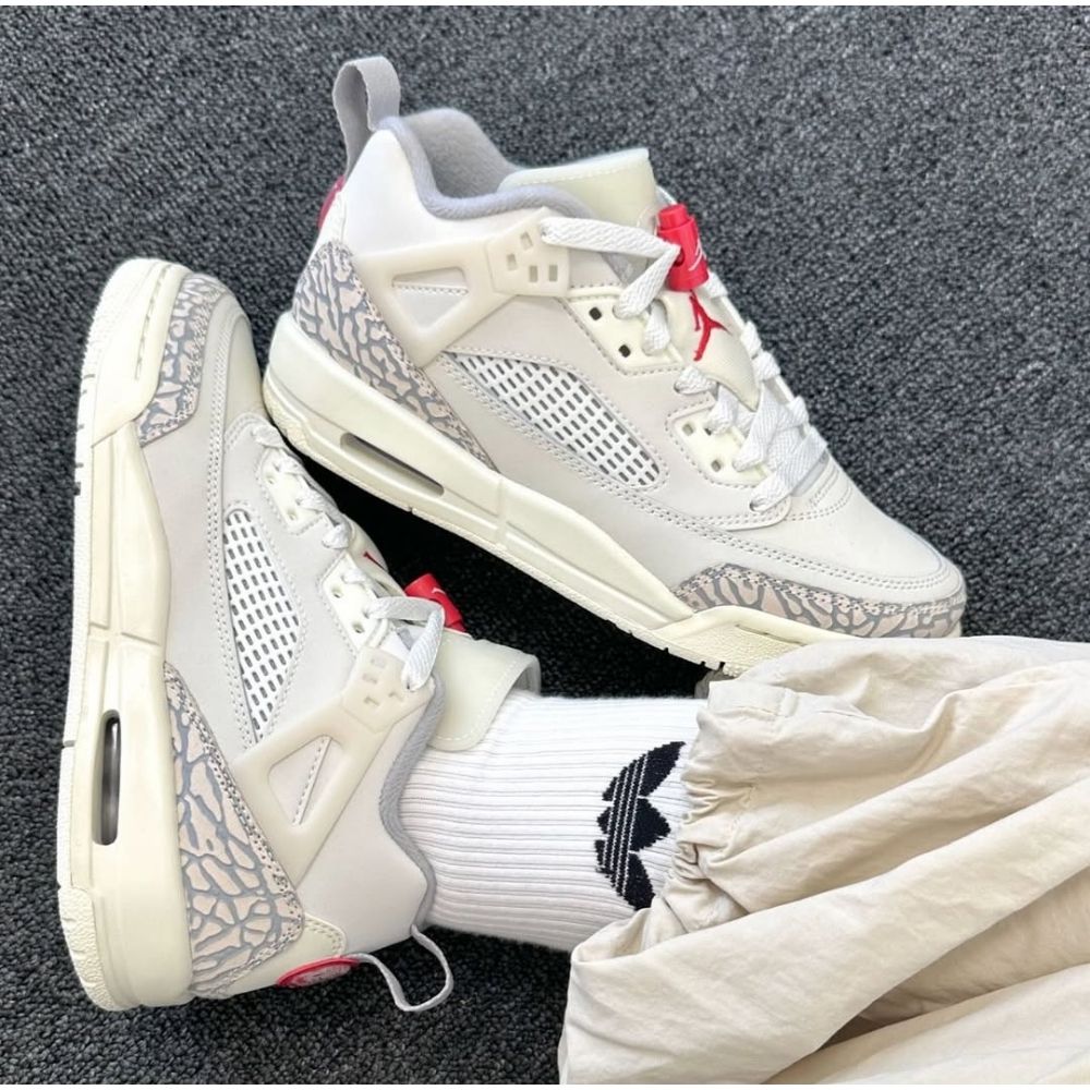 On-foot of the Air Jordan