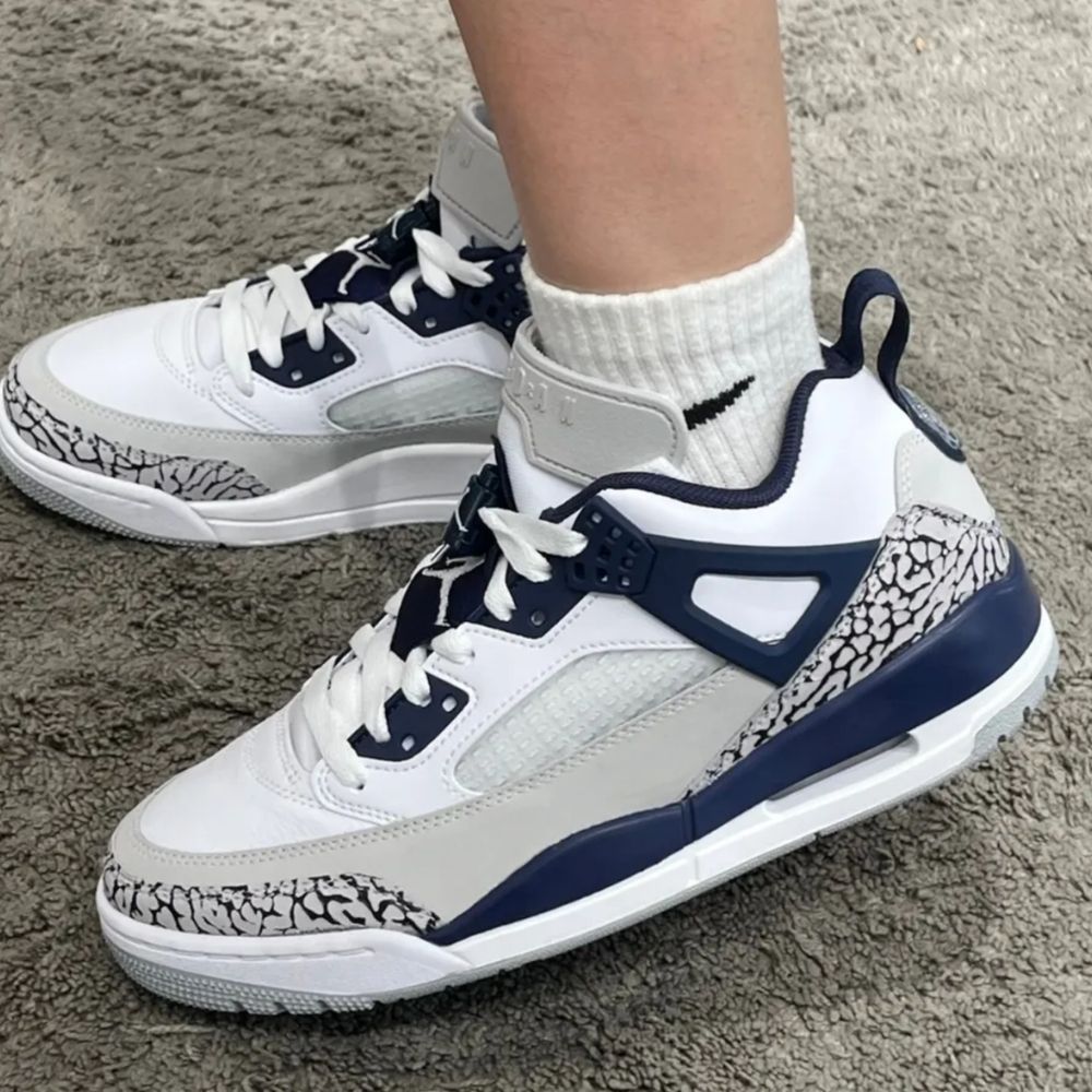 On-foot of the Air Jordan