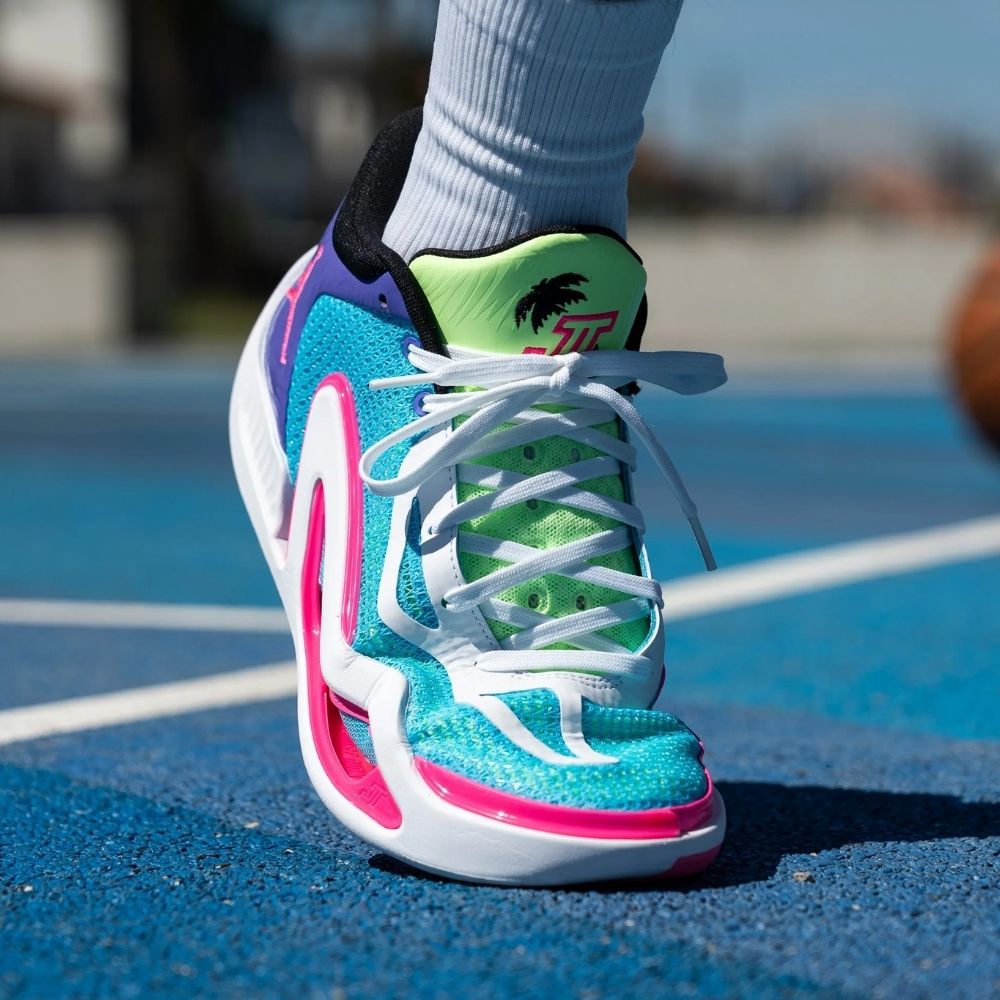 On-foot of the Air Jordan Tatum 1