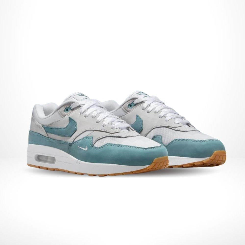 Angled front view of a full pair of Air Max